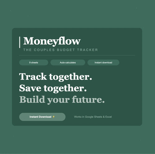 Moneyflow Couples Budget & Life Tracker Bundle — Instant Download